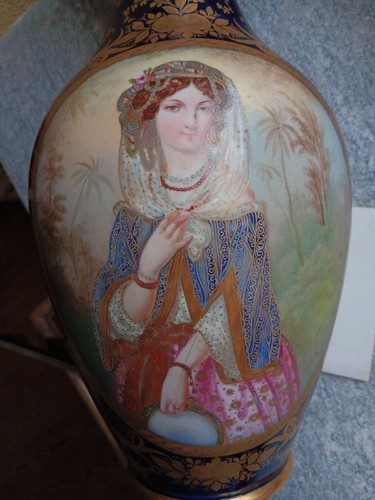 Vaso antico sevres colore - vaso,