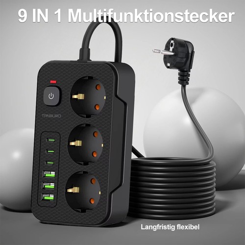 Multipresa scomparti usb - multipresa, 3