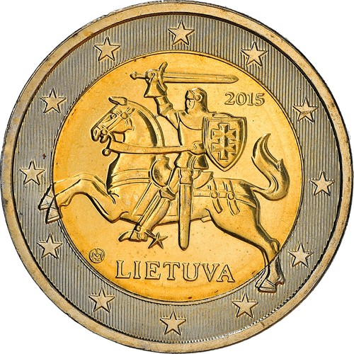 382328 lituania 2 euro - lituania,,
