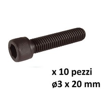 STEEL SCREWS ø3*20 mm + HEX