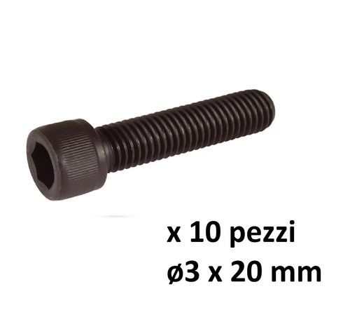 Viti acciaio ø3 - in, ø3*20