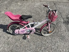 bicicletta bambina 16”. Con Porta bambole E Cestino Anteriore.