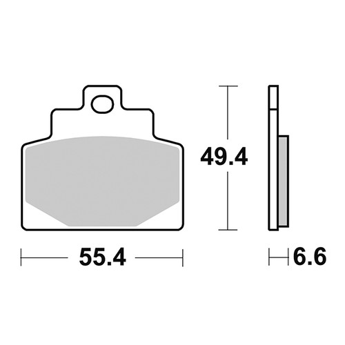 Pastiglie freno sbs 224ms per - sbs,