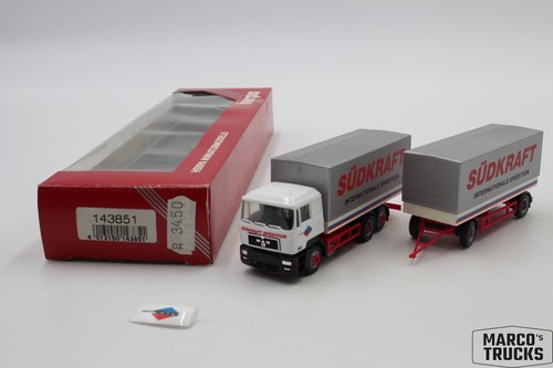 Herpa man f2000 camion - tenda, e
