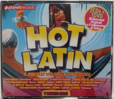 HOT LATIN 30 Successi Originali + VIDEOCORSO DI SALSA 2 CD +1 DVD Planet Records