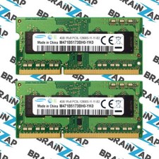 8 GB (2 x 4 GB) DDR3 Samsung