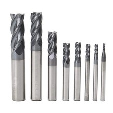 Set fresa fine CNC, acciaio al