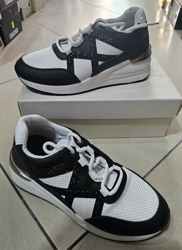 Sneaker donna bianco - sneaker, bianco/nero