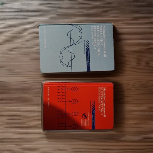 Manuale cremonese meccanica - manuale,