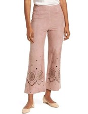 Pantalone pelle REBECCA TAYLOR