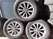 4) RUOTE COMPLETE AUDI Q 5 MISURE 8.0017 ET 39 GOMME 235/65VR17 CONTINENTAL BUON
