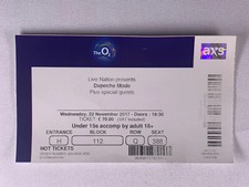 Depeche Mode Ticket Complete