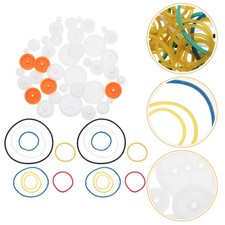  Puleggia Plastica Accessori Per Macchinine Giocattolo Kit Auto RC Fai Da Te