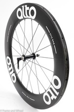 Cerchio disco ruota anteriore tubolare carbonio Alto CT86 QR larghezza 26 mm cronometro tri