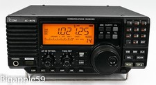 Ricevitore radioamatoriale onde corte Icom IC-R75 con rilevatore di sincronizzazione e unità DSP UT-106