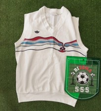 ADIDAS IVAN LENDL 1987 The Face Tennis Pullunder Shirt Gilet Tg. 52 Smanicato 