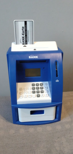 Salvadanaio bancomat con