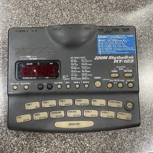 Zoom 123 rhythmtrak - rt-123,
