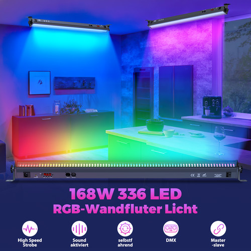 Illuminazione palco 168 rgb - palco,