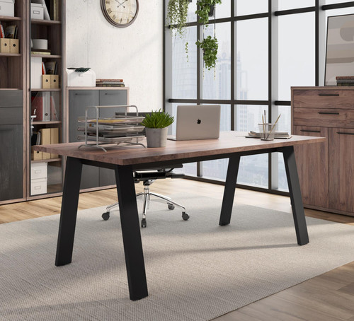 Scrivania 180x90 legno - 180x90, cm