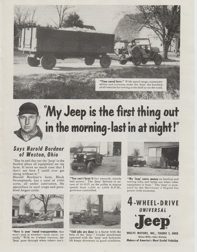 Jeep 1954 willys tira - 1954,