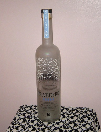 Bottiglia vetro vodka vintage - vetro,
