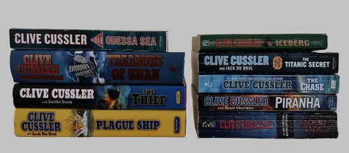 Clive cussler lot 9 - lot, of