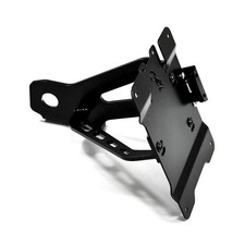 Porta targa laterale nero - , per