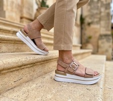 SANDALI DONNA COMFORT BEIGE