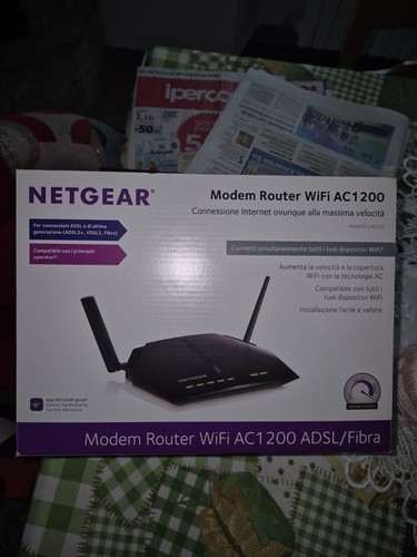 Netgear modem router - modem, wifi