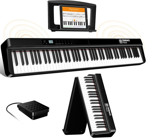 Pieghevole pianoforte digitale - pianoforte,