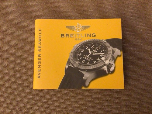Libretto booklet breitling - booklet,