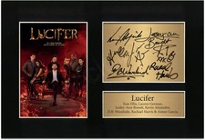 Lucifer TV Show Cast Signed