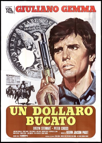 Dollaro bucato manifesto - dollaro,