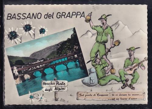 Cartolina bassano del grappa - bassano,