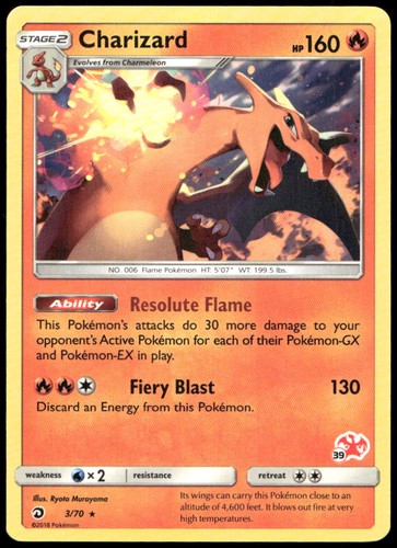 Charizard 39 - charizard, 3/70