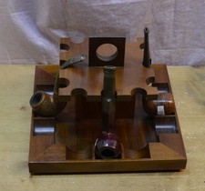 PORTAPIPE IN LEGNO DA 12 POSTI MARCA LUBINSKI     [NHP23]