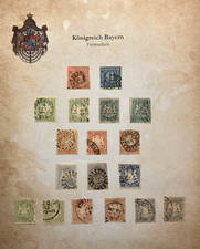 Baviera: francobolli, stemmi