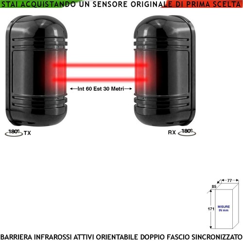 Doppi infrarossi attivi - doppi,