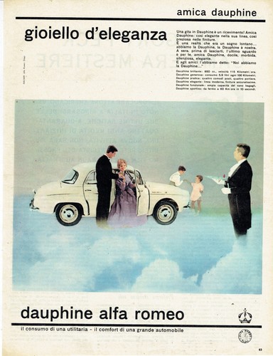 Alfa romeo dauphine auto - alfa,