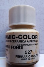 COLORI per CERAMICA A FREDDO * FERRARIO * 50 ml. * col. 527  PASTA PER FONDI