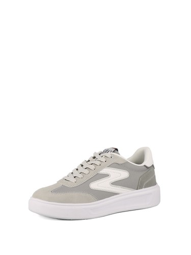 Sneakers stringate uomo grigio