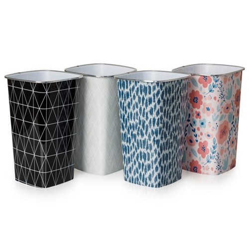 Pattumiera plastica blue - in,