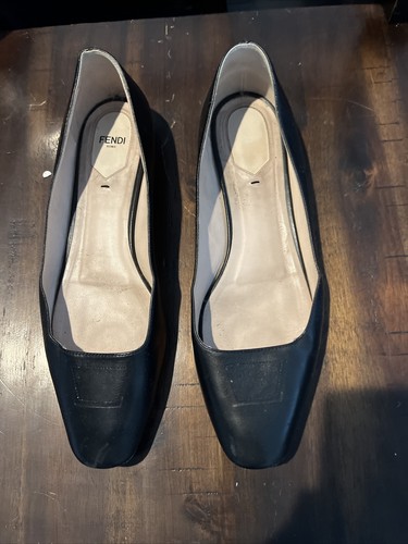 Ballerine fendi pelle nera - ballerine, in