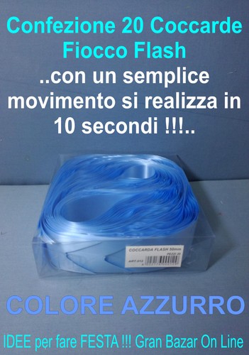 Coccarde sveltostrip azzurro - coccarde,