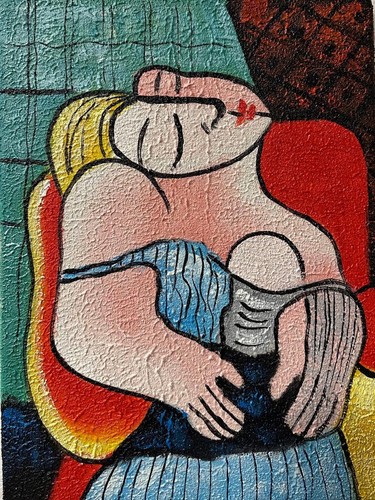 Dipinto contemporaneo donna - contemporaneo:,