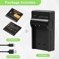 2 pezzi NP-BN1 batteria e