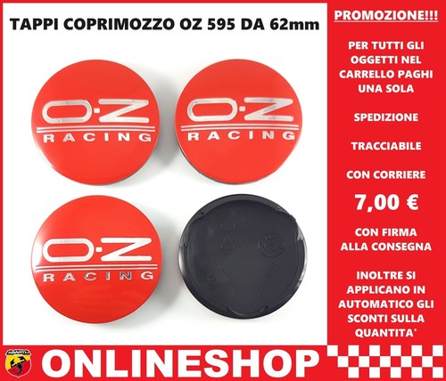 Tappi coprimozzo m595 62mm - tappi,