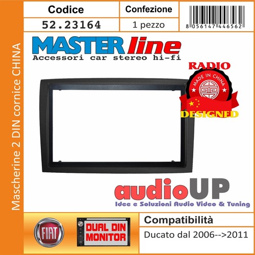 Mascherina autoradio din - 2,