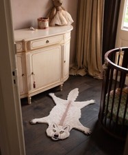 Tappeto in pelliccia sintetica stampa animalier nascondi pelle tappeto zona t...